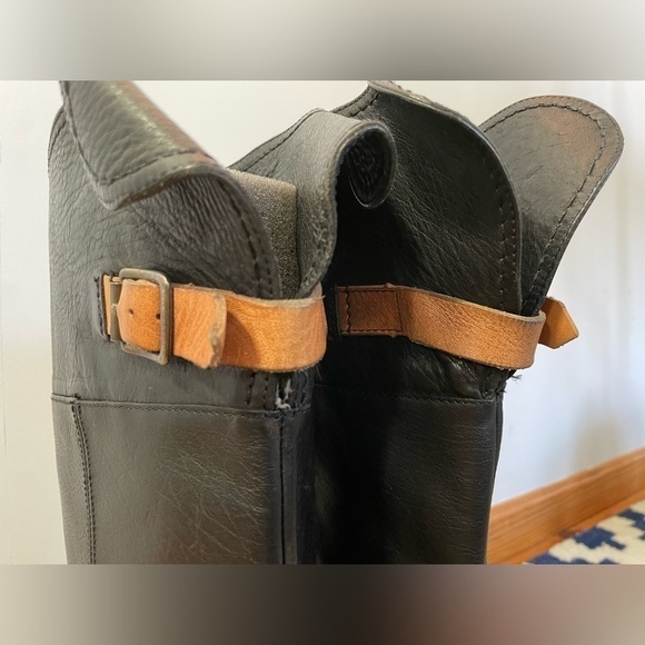 Frye Paige Cuff Tall Riding Boots | Black | Size 8.5 - Picture 7 of 16